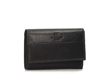 Portfel z groszkowej skóry Coveri 9160 156