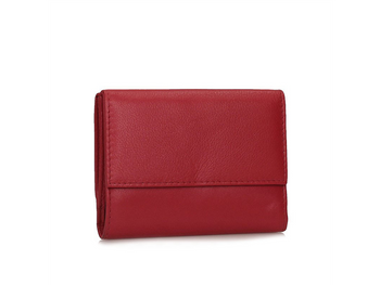 Klasyczny portfel gładka skóra TOS 8898A