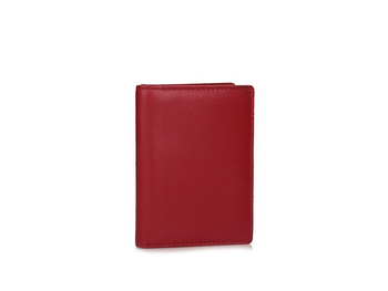 Praktyczna skórzana saszetka na karty TOS 8897