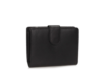 Praktyczny porfel gładka skóra TOS 8906
