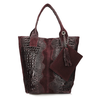 Shopperka ze strukturą krokodyla Toscanio 1101